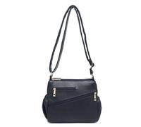 Kitise Double Compartments Crossbody With Multipockets In Dark Blue Dark Blue One Size