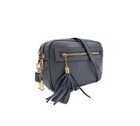 Kitise Dual Zipper Tassel Charm Crossbody Camera Bag In Dark Grey Dark Grey