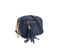 Kitise Dual Zipper Tassel Charm Crossbody Camera Bag In Navy Navy