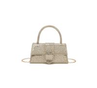 Kitise Elegant Rhinestone Evening Clutch Bag with Chain Strap - GOLD