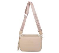 Kitise Embossed Faux Leather Tassel Crossbody Classic Camera Handbag In Beige Beige