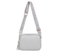 Kitise Embossed Faux Leather Tassel Crossbody Classic Camera Handbag In Grey Grey