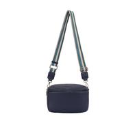 Kitise Front Pocket Double Compartments Camera Crossbody Bag With Canvas Strap In Navy Navy