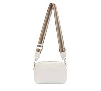 Kitise Front Pocket Double Compartments Camera Crossbody Bag With Canvas Strap In White White