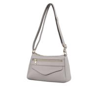 Kitise Front Zip Multi-Compartments Crossbody Shoulder Bag In Grey Grey