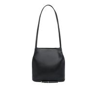 Kitise Ladies Soft PU Leather Hobo Tote Practical Lightweight Shopper Handbag Shoulder Bag - BLACK