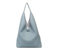 Kitise Large 2In1 Hobo Slouch Tote Pu Leather Handbag With Roomy Purse In Blue Blue