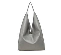Kitise Large 2In1 Hobo Slouch Tote Pu Leather Handbag With Roomy Purse In Metallics Metallics