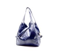 Kitise Large Slouch Triple Compartments Shoulder Bag In Navy Navy