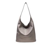 Kitise Large Soft Slouch Hobo Tote Handbag In Grey Grey