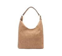 Kitise Large V Silhouette Slouch Pu Leather Tote Bag In Beige Beige One Size