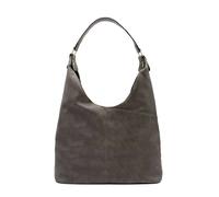 Kitise Large V Silhouette Slouch Pu Leather Tote Bag In Grey Grey One Size