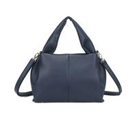 Kitise Lightweight Pebble Grain Satchel Crossbody Shoulder Bag - NAVY