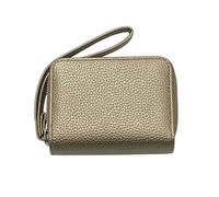 Kitise Mini Accordion Card Holder Purse Organizer Compact Wallet In Gold Gold