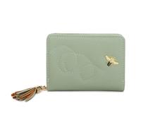 Kitise Mini Elegant Tassel Charm Bee Embellishment Purse Wallet In Green Green