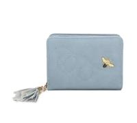 Kitise Mini Elegant Tassel Charm Bee Embellishment Purse Wallet In Light Blue Light Blue