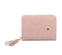 Kitise Mini Elegant Tassel Charm Bee Embellishment Purse Wallet In Light Pink Light Pink