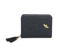 Kitise Mini Elegant Tassel Charm Bee Embellishment Purse Wallet In Navy Navy