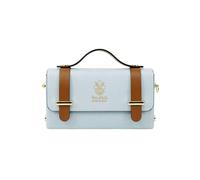 Kitise Mini Magnetic Flap Genuine Italian Leather Satchel Crossbody Bag In Light Blue Light Blue