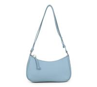 Kitise Minimalist Pearl Zip Accent Classic Shoulder Handbag In Blue Blue