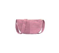 Kitise Premium Genuine Italian Suede Leather Crossbody Bag In Pink Pink One Size