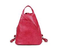 Kitise Pu Leather Convertible Crossbody Sling Backpack Bag In Rose Rose