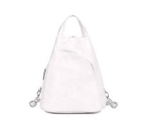 Kitise Pu Leather Convertible Crossbody Sling Backpack Bag In White White One Size