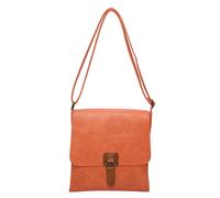 Kitise Slim Flap Closure Messenger Crossbody Bag In Orange Orange One Size