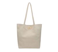 Kitise Slouch Roomy Pu Leather Tote Handbag In Beige Beige