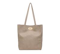 Kitise Slouch Roomy Pu Leather Tote Handbag In Light Sand Light Sand