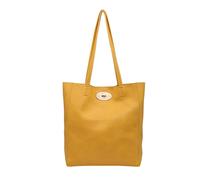 Kitise Slouch Roomy Pu Leather Tote Handbag In Yellow Yellow