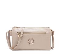 Kitise Small Front Zipper Slim Multi Compartments Crossbody Purse Bag In Gold Gold