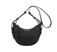 Kitise Small Half Moon Shape Crossbody Bag In Black Black