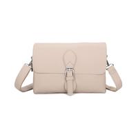 Kitise Small Satchel Double Compartments Crossbody Shoulder Bag In Beige Beige One Size