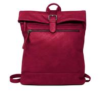 Kitise Soft Flap-Over Backpack Rucksack Travel Bag In Light Red Light Red