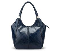 Kitise Spacious Braided Top Handle Hobo Tote Bag In Navy Navy