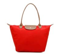 Kitise Sturdy Foldable Nylon Tote Shoulder Bag In Red Red