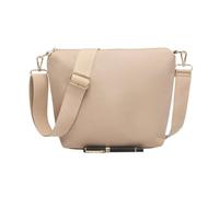 Kitise Sturdy Nylon Crossbody Pouch Bag With Adjustable Strap In Beige Beige One Size