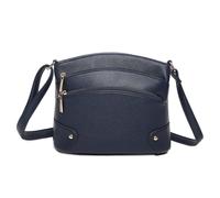 Kitise Textured Multi-Compartment Crossbody Bag In Navy Navy