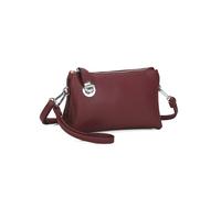 Kitise Thin Strap Lightweight Crossbody Bag Shoulder Purse - BURGUNDY