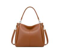 Kitise Top Handle Slouchy Hobo Shoulder Bag With Strap In Brown Brown