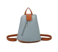 Kitise Trendy Small Convertible Practical Backpack In Blue Blue