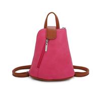 Kitise Trendy Small Convertible Practical Backpack In Fuchsia Fuchsia