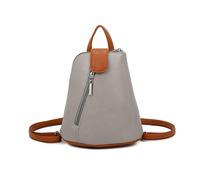 Kitise Trendy Small Convertible Practical Backpack In Light Grey Light Grey