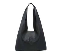 Kitise Women's 2 in 1 Soft PU Leather slouchy Tote with Small Pouch Crossbody Bag in Black