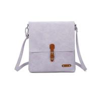 Kitise Women's Boho Style Buckle Detail Rommy Crossbody Bag in Lilac Kitise Lilac One Size