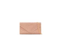 Kitise Women's Chevron Pattern Shiny Rhinestone Envelope Clutch Evening Bag in Rose Gold Kitise Rose Gold One Size