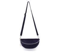 Kitise Women's Classic Design Bum Bag Style Italian Pouch Suede Leather Crossbody Sling Bag in Navy Kitise Navy One Size