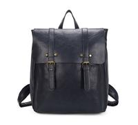 Kitise Women's Classic Flap Design Travel Rucksack Large Backpack in Navy