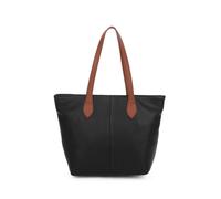 Kitise Women's Classic Lightweight Rommy Shopper Tote Bag in Black Kitise Black